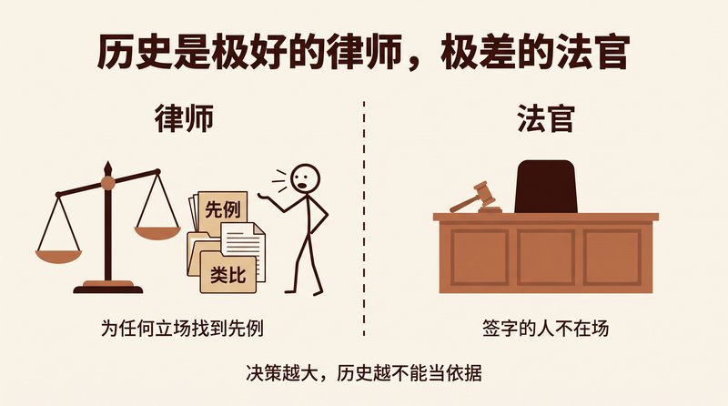 History Is a Brilliant Lawyer but a Terrible Judge