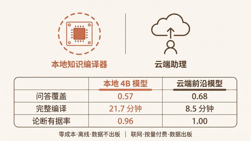 本地知识编译器 vs 云端助理