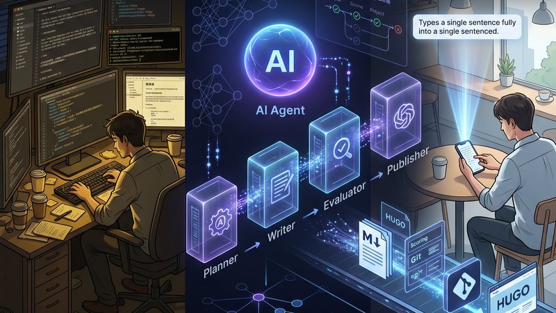 AI 自动写作系统全景——从手工创作到 Agent 流水线
